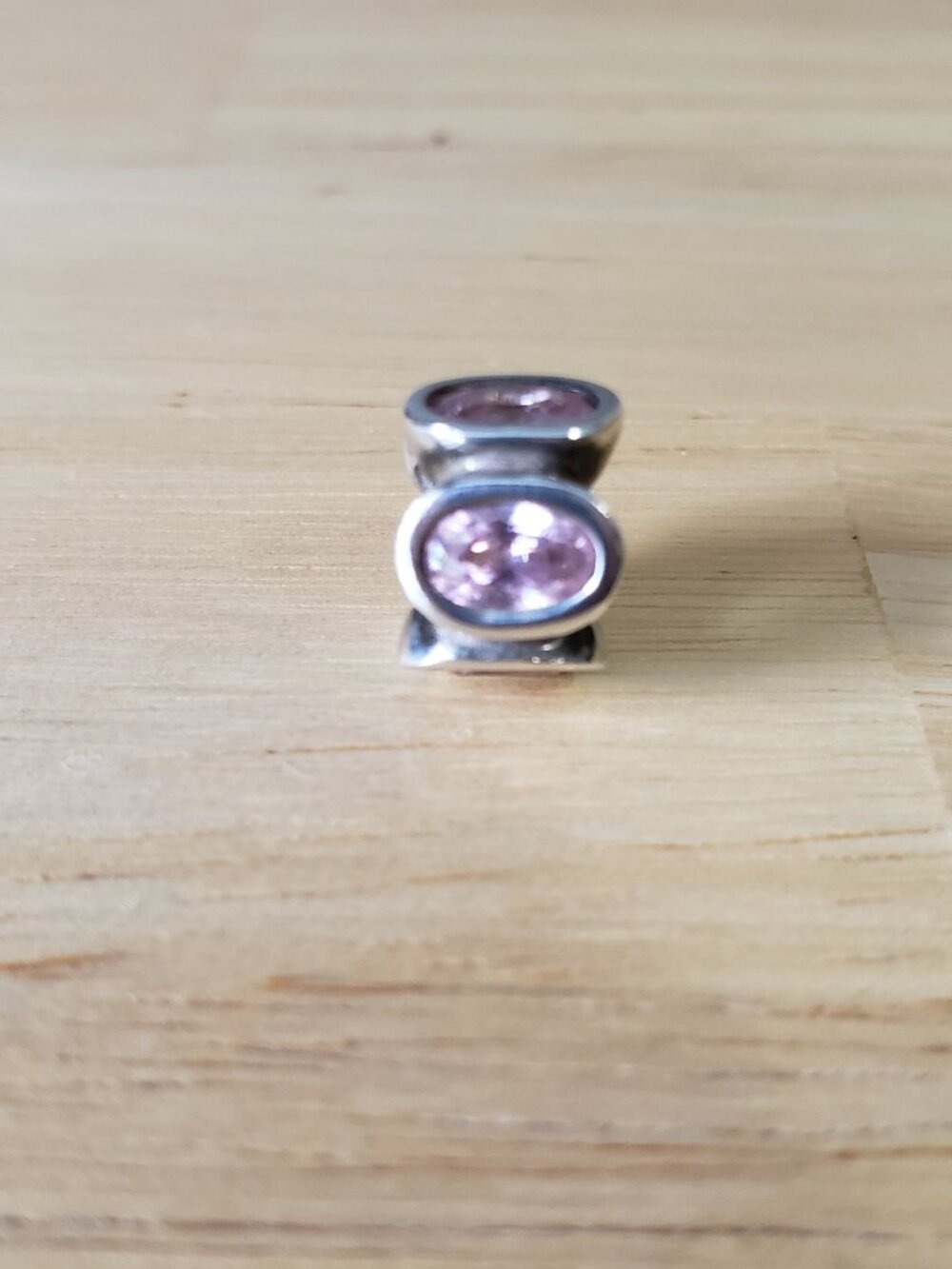 Pandora -  Pink Oval Lights Charm - Retired Rare Charm